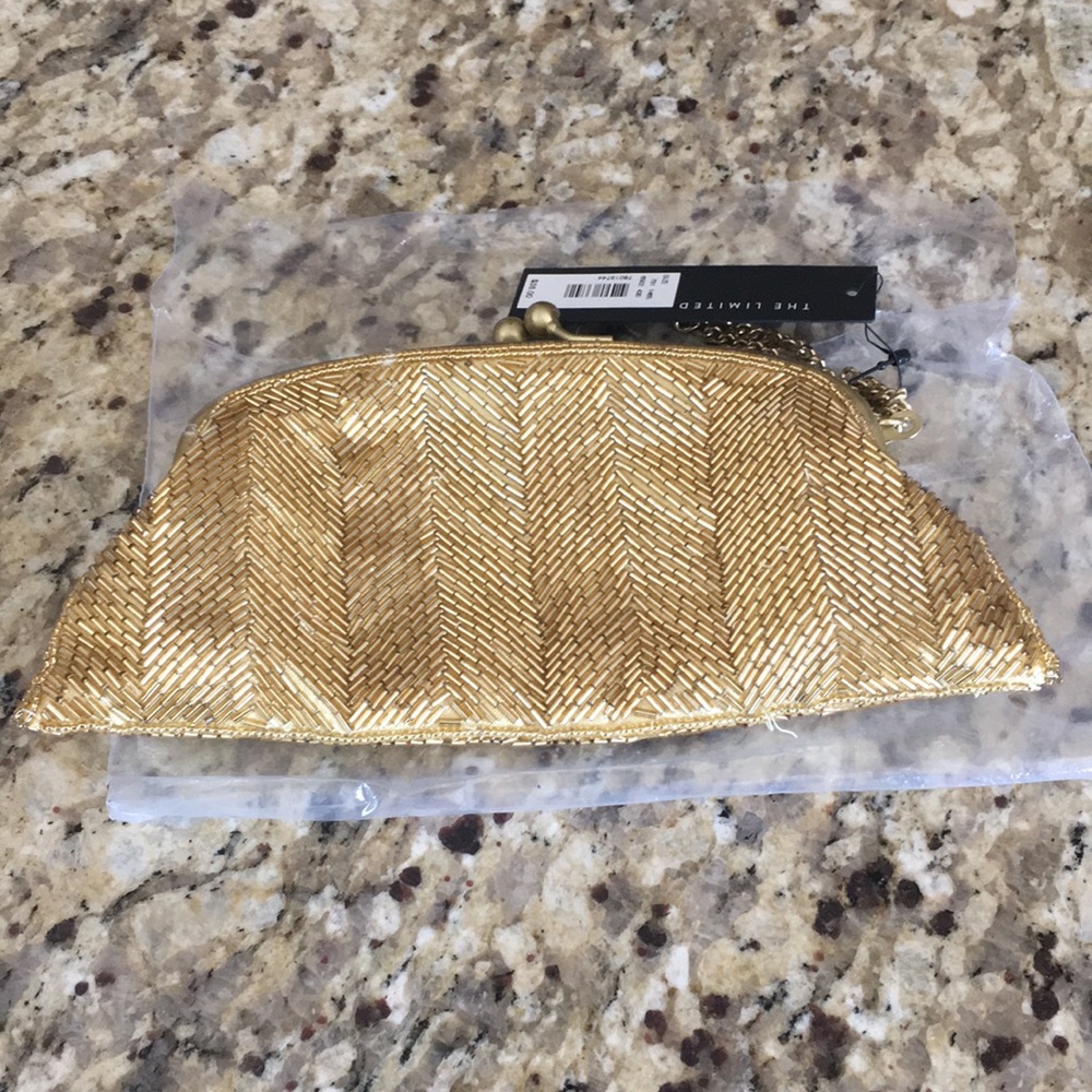 NWT Evening Gold Bag